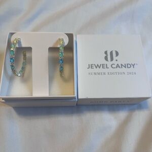 Bomb Party Jewel Candy - The Vera Green and Blue Drop Earrings
